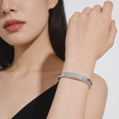 Celeste Pavé Open Bracelet