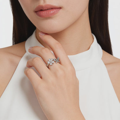 Flutter Grace Butterfly Ring