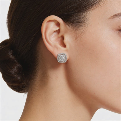 Vintage Bloom Diamond Studs