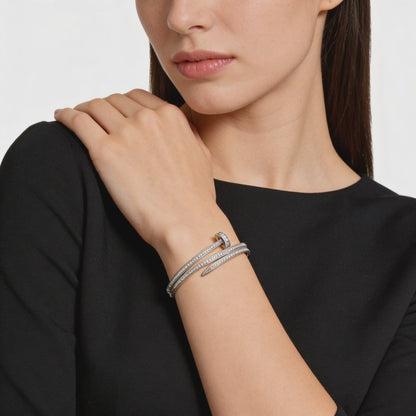 Eterna Spark Diamond Cuff Bracelet