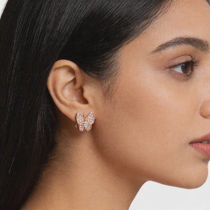 Flutter Glow Diamond Studs