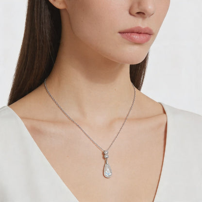 Aurora Drop Diamond Pendant