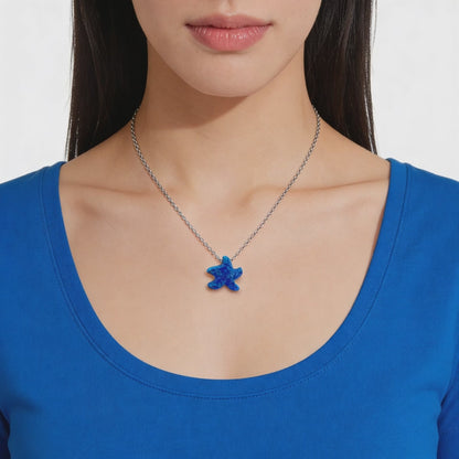 Ocean Starfish Charm Necklace Set