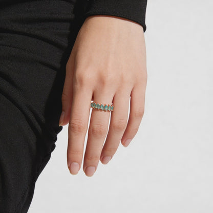 Celeste Drop Statement Band