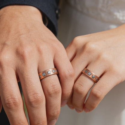 Modern Mosaic Couple Bands