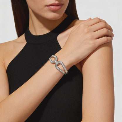 Eternal Infinity Baguette Bracelet