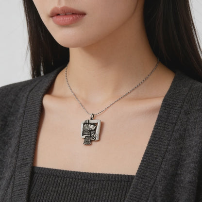 “Ethereal Muse Frame Pendant