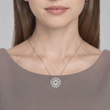 Celestial Radiance Diamond Pendant Necklace