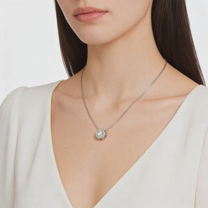 Celeste Solitaire Whisper Necklace