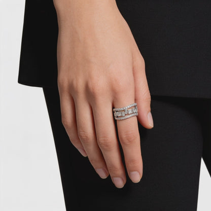 Ethereal Wave Diamond Band