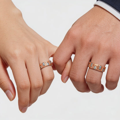 Dual-Tone Geometric Couple Rings