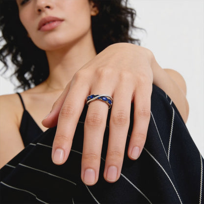 Celeste Azure Wrap Ring