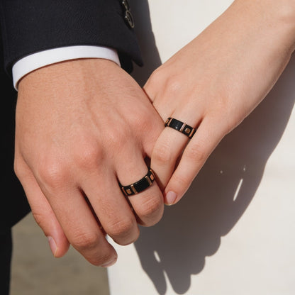 Obsidian Edge Couple Bands
