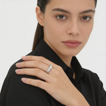 Elegance in diamond and platinum