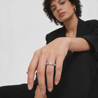 Radiant Cluster Elegance Ring