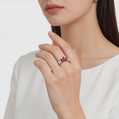 Ruby Crown Grace Ring