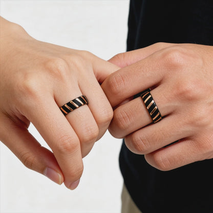 Midnight Stripe Couple Bands