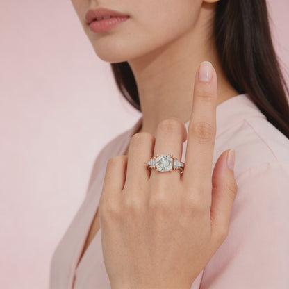 Celestial Grace Diamond Ring