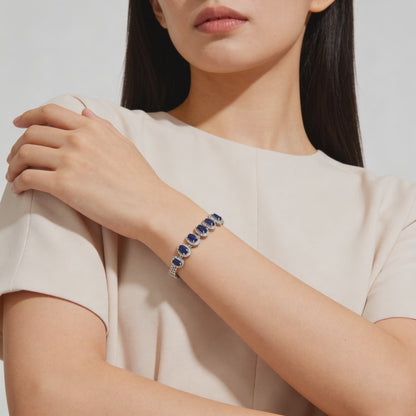 Royal Blue Teardrop Bracelet