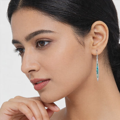 Ocean Gleam Drop Earrings