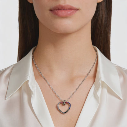 Rainbow Heart Elegance Pendant