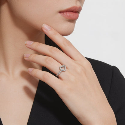 Radiant Heart Ring