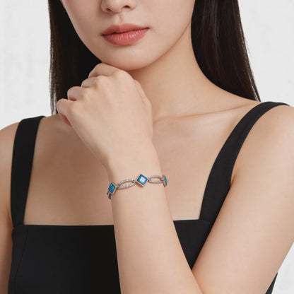 Ocean Radiance Opal Link Bracelet