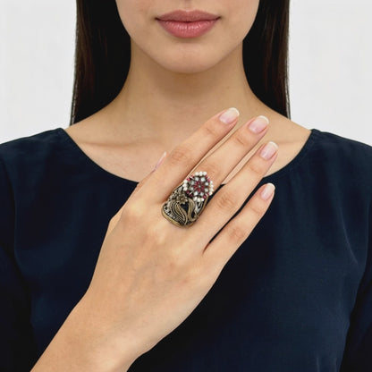 Royal Peacock Heritage Ring