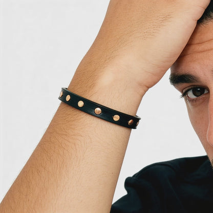 Midnight Stud Luxe Men’s Bracelet