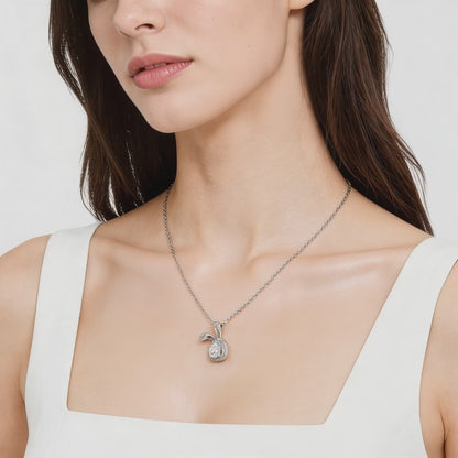 Blossom Halo Diamond Pendant